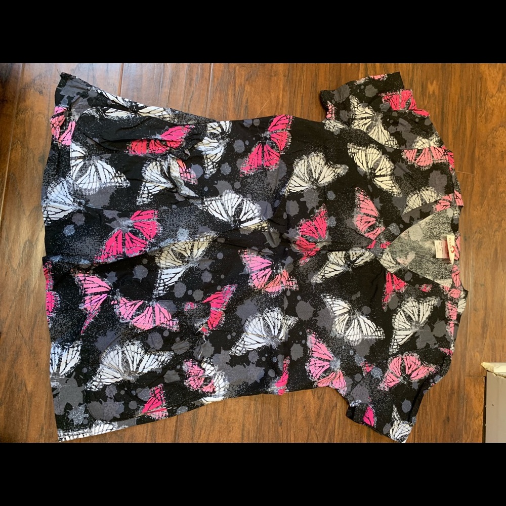 White cross scrub top